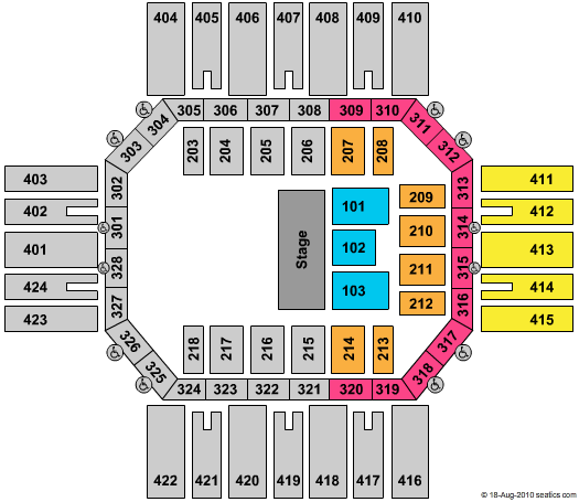 Florence Civic Center Sesame St. - Elmos Healthy Heros Seating Chart